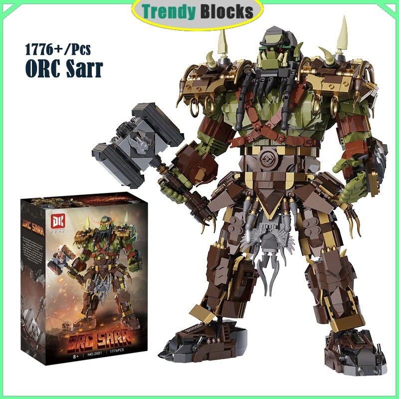 Board Game Empire - 1776pcs ORC Sarr Building Blocks Warcraft