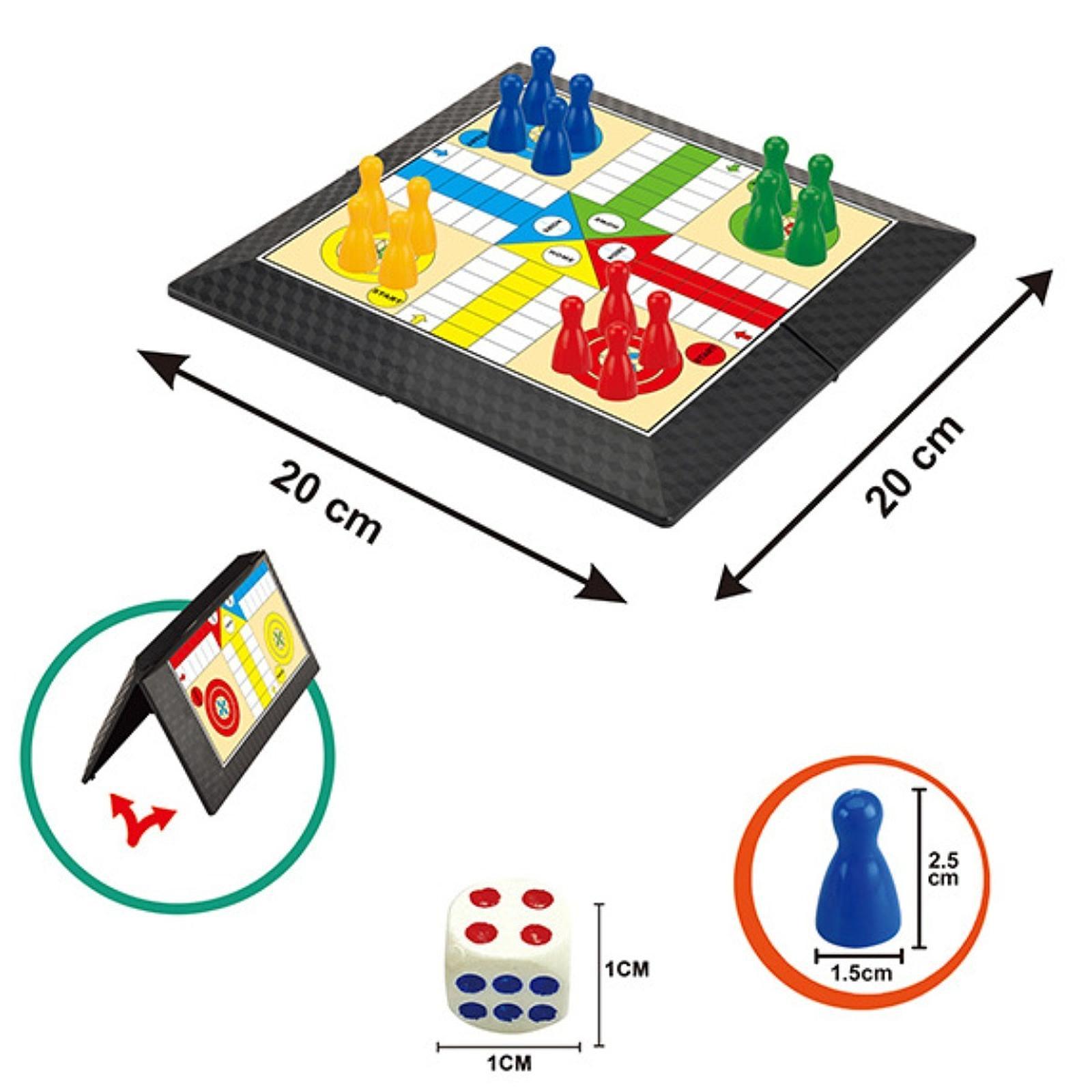 Board Game Ludo - Game Set Multi Players Family Game