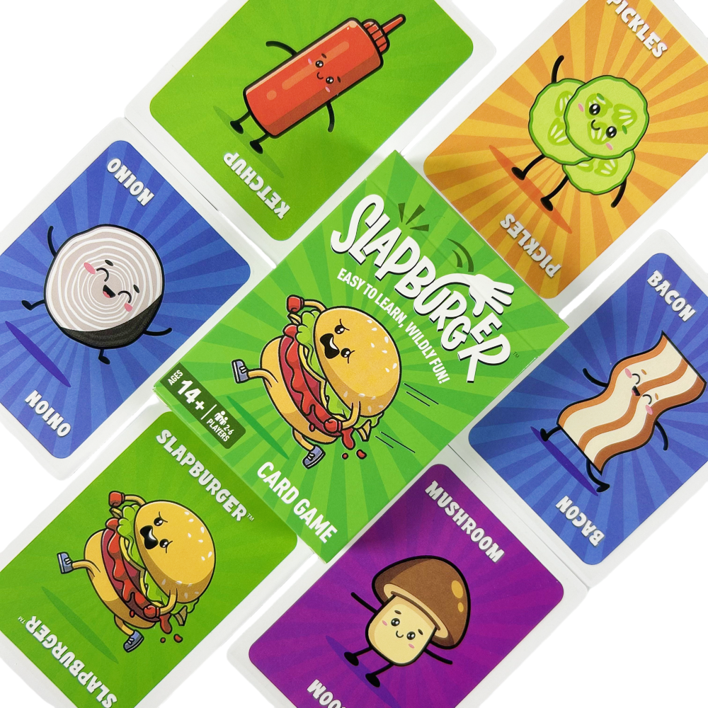 Board Game Virus - Slapburger Card Game Families Party Playing