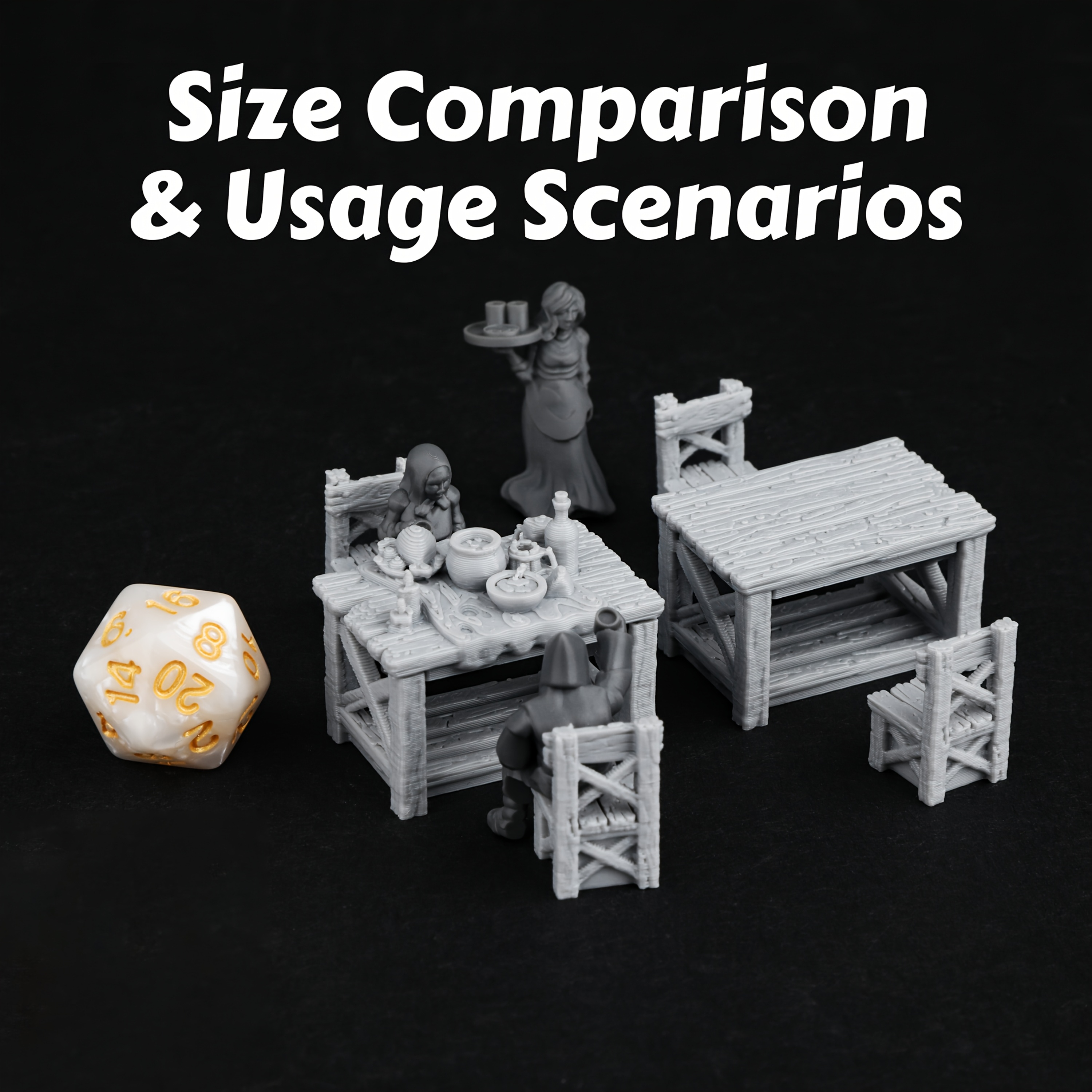 Miniature Terrain Set - Trpg Miniature Terrain | Rustic Miniatures