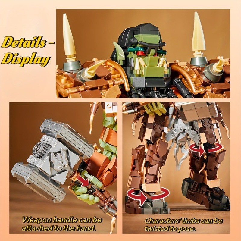 1776pcs ORC Sarr Building Bloc - Board Game Empire review and price