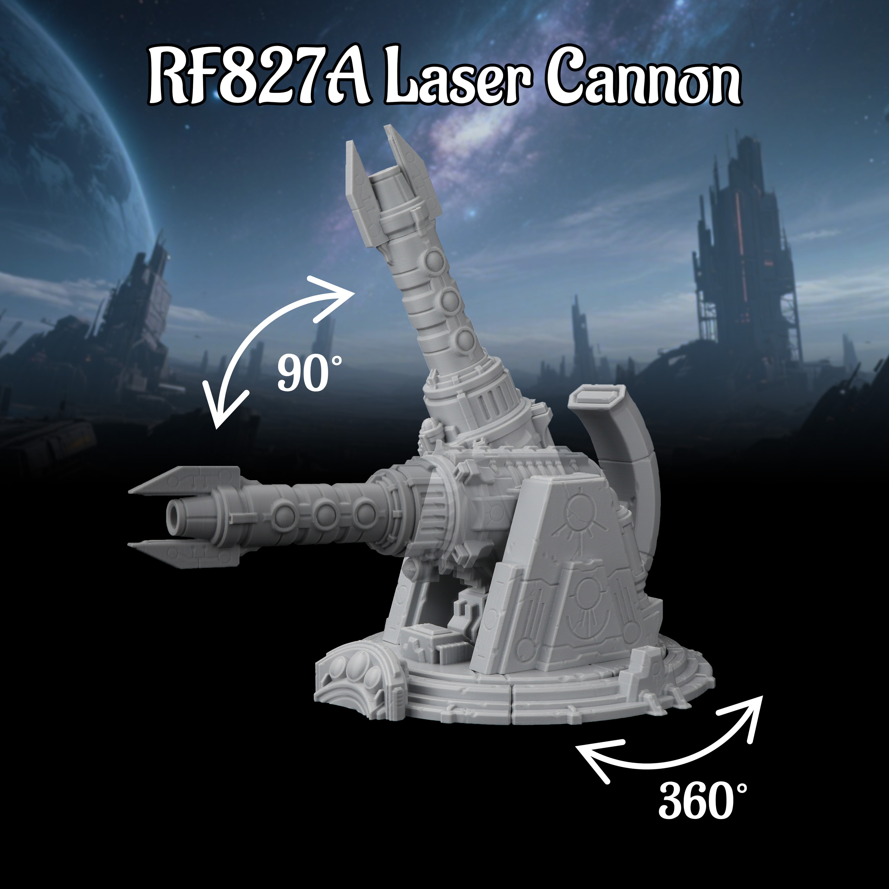 Sci-Fi Base Defense Miniature  - Miniature Terrain Set review and price