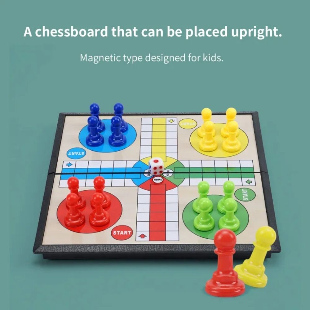 Magnetic Ludo Board Game Foldi - Board Game Ludo review and price