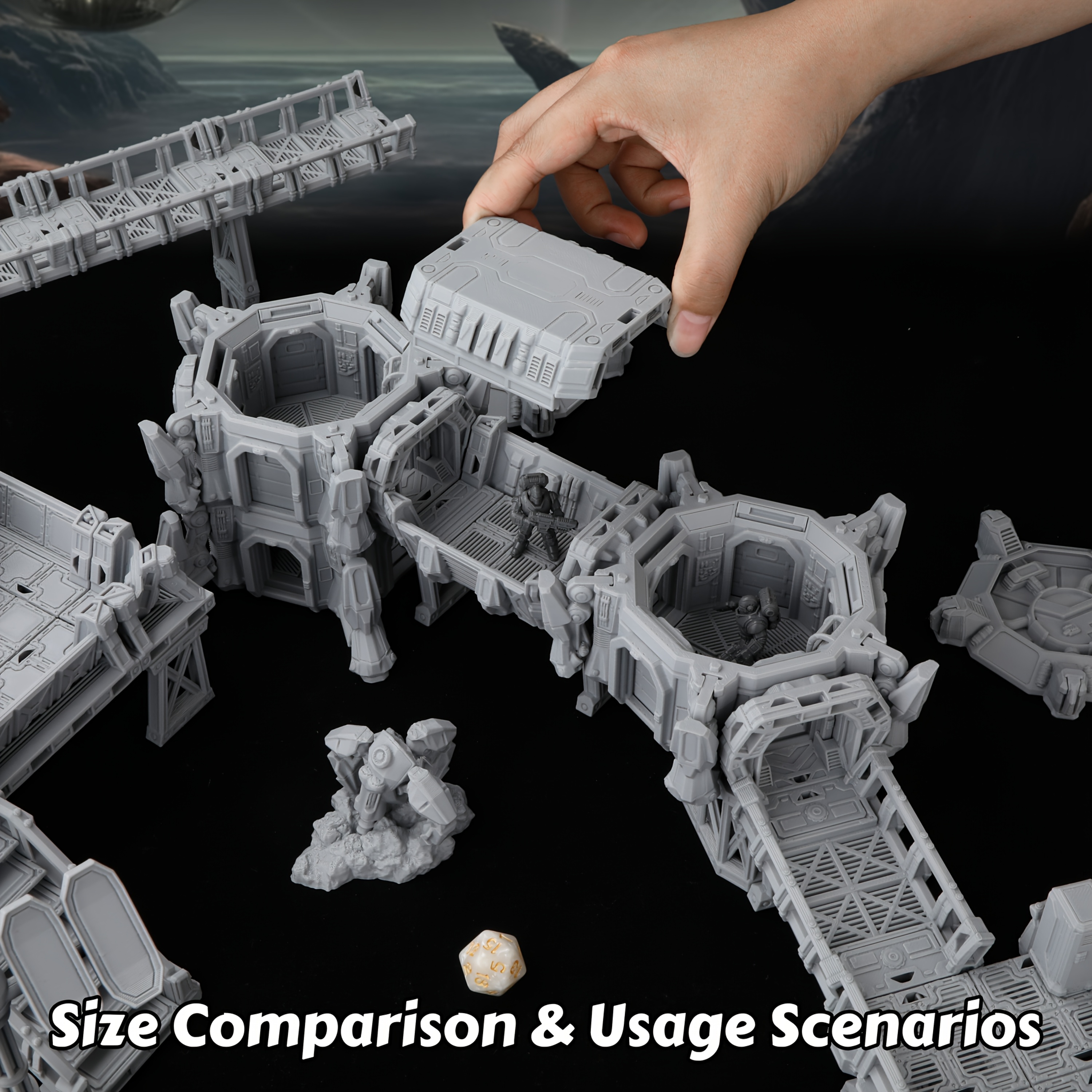 Epical Sci-Fi Terrain Set for  - Miniature Terrain Set review and price