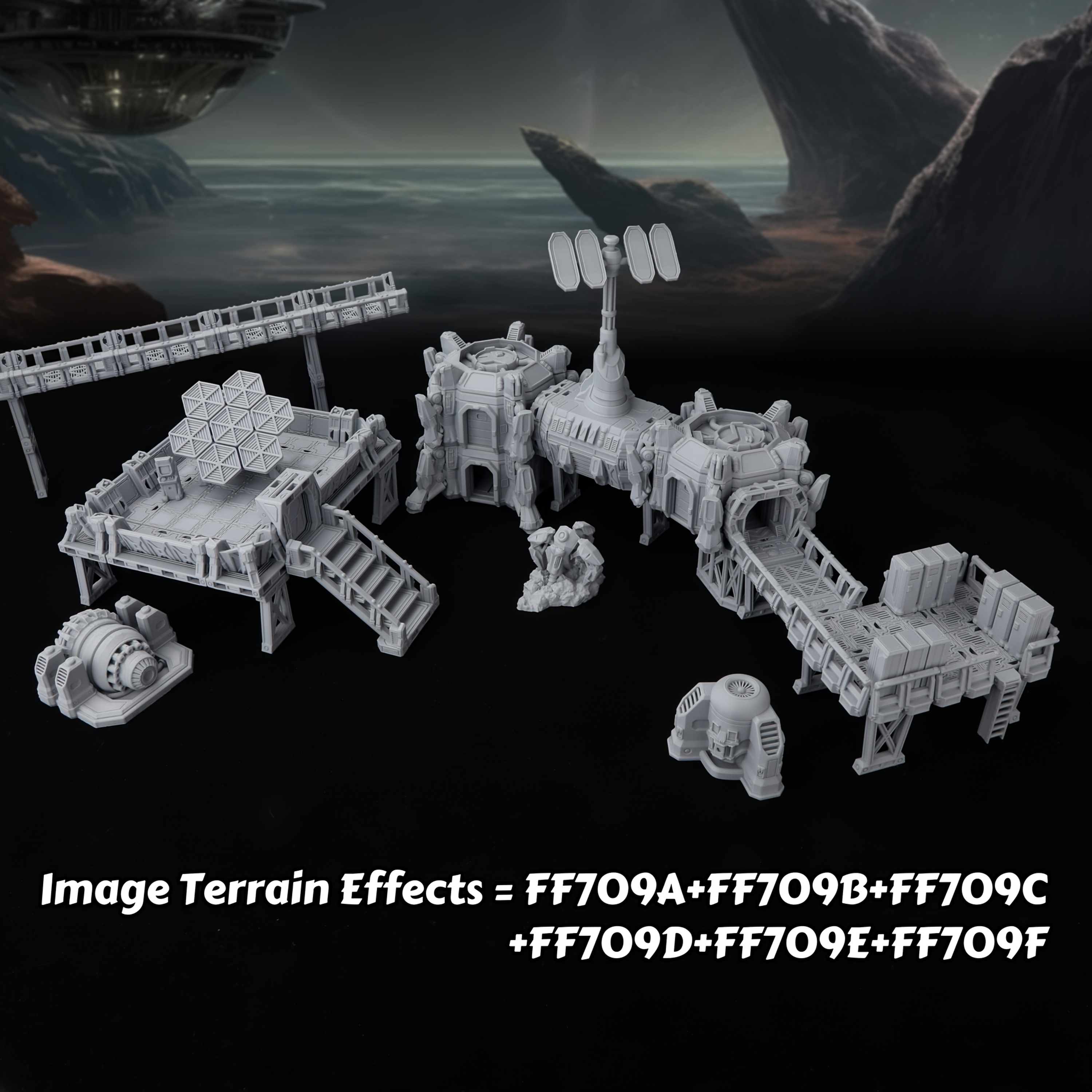 Epical Sci-Fi Terrain Set for  - Miniature Terrain Set review and price