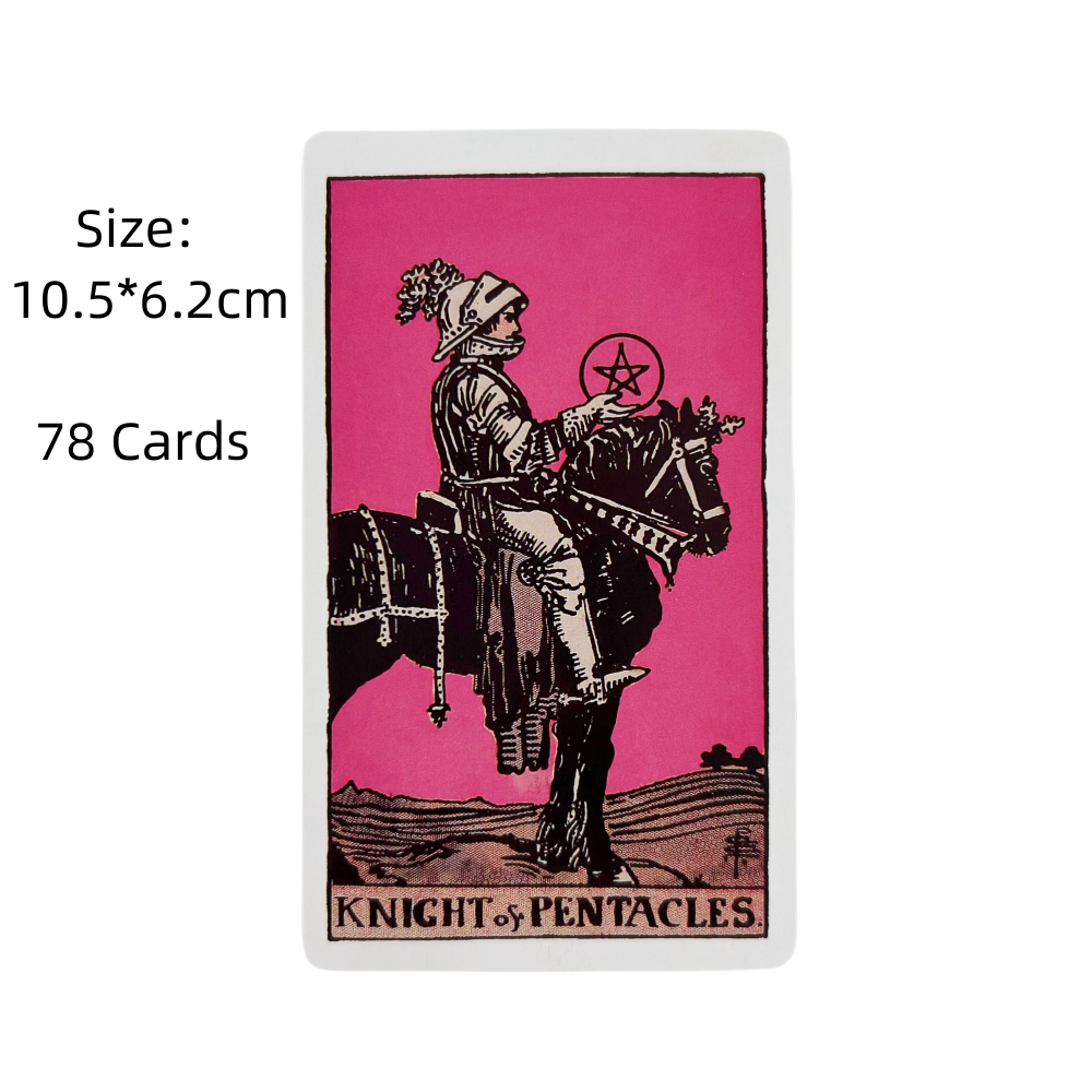 Pink Rider Tarot Cards Game fo - Board Game Template review and price