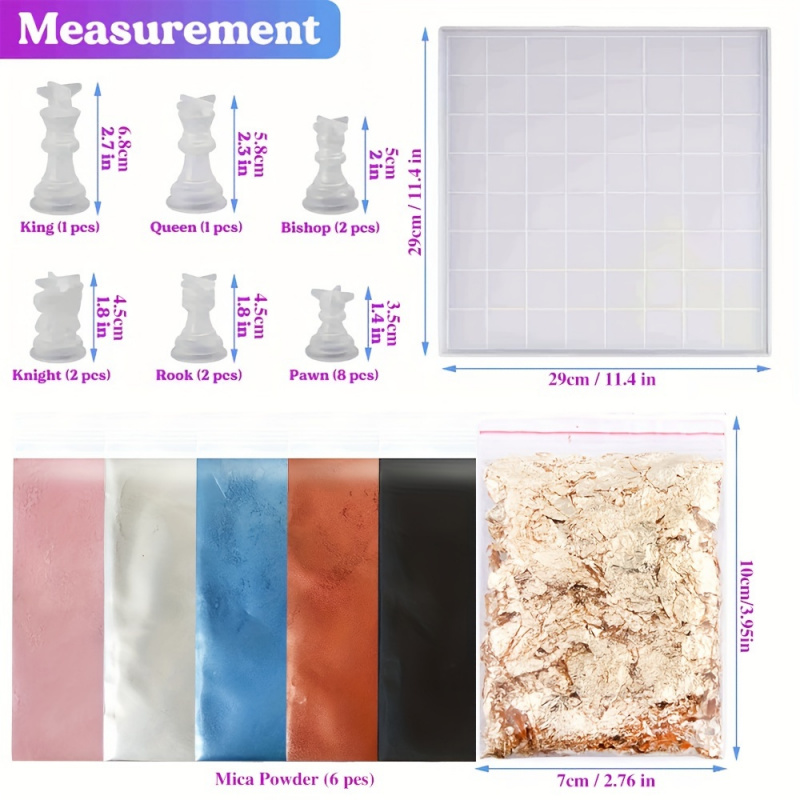 23pcs Chess Set with Silicone  - Board Game Diy review and price