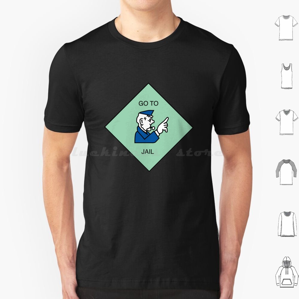 Go To Jail-T Shirt Cotton Men  - Board Game Diy review and price