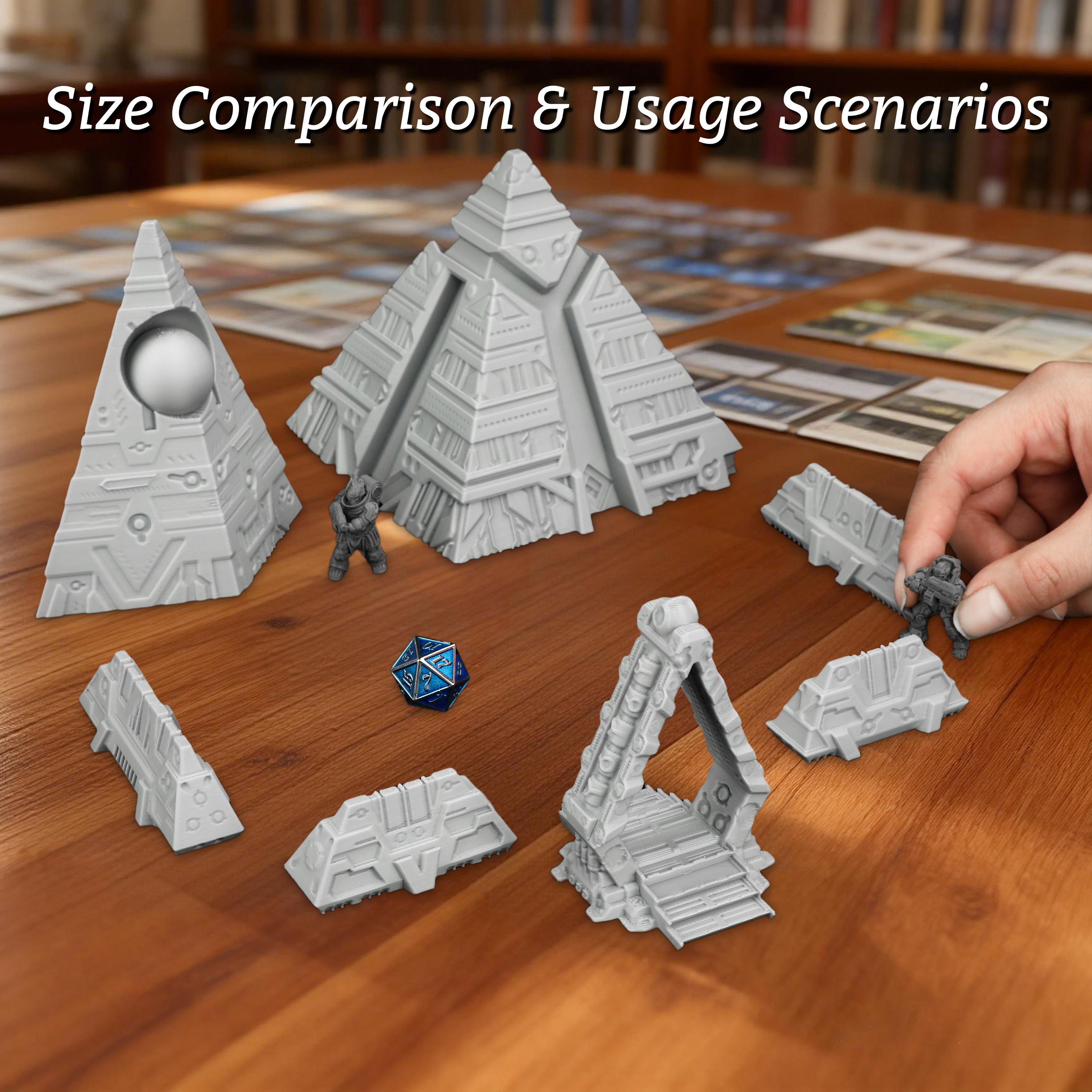 Sci-Fi Terrain Scene Miniature - Miniature Terrain Set review and price