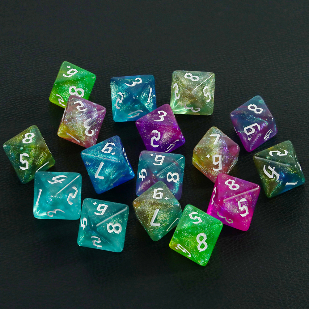D8 Mixed Colours Polyhedral Di - Board Game Ludo review and price