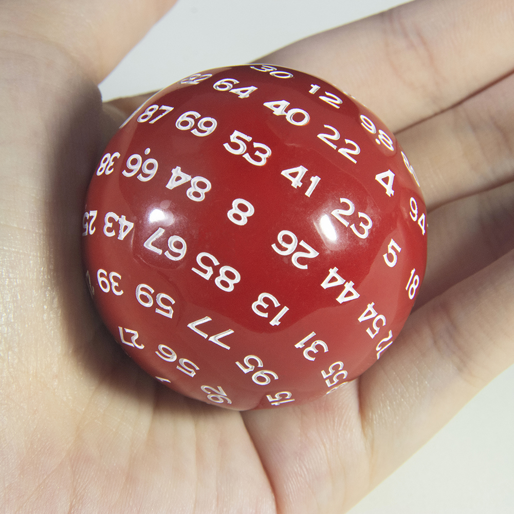 D100 Dice Polyhedral Acrylic 1 - Board Game Ludo review and price