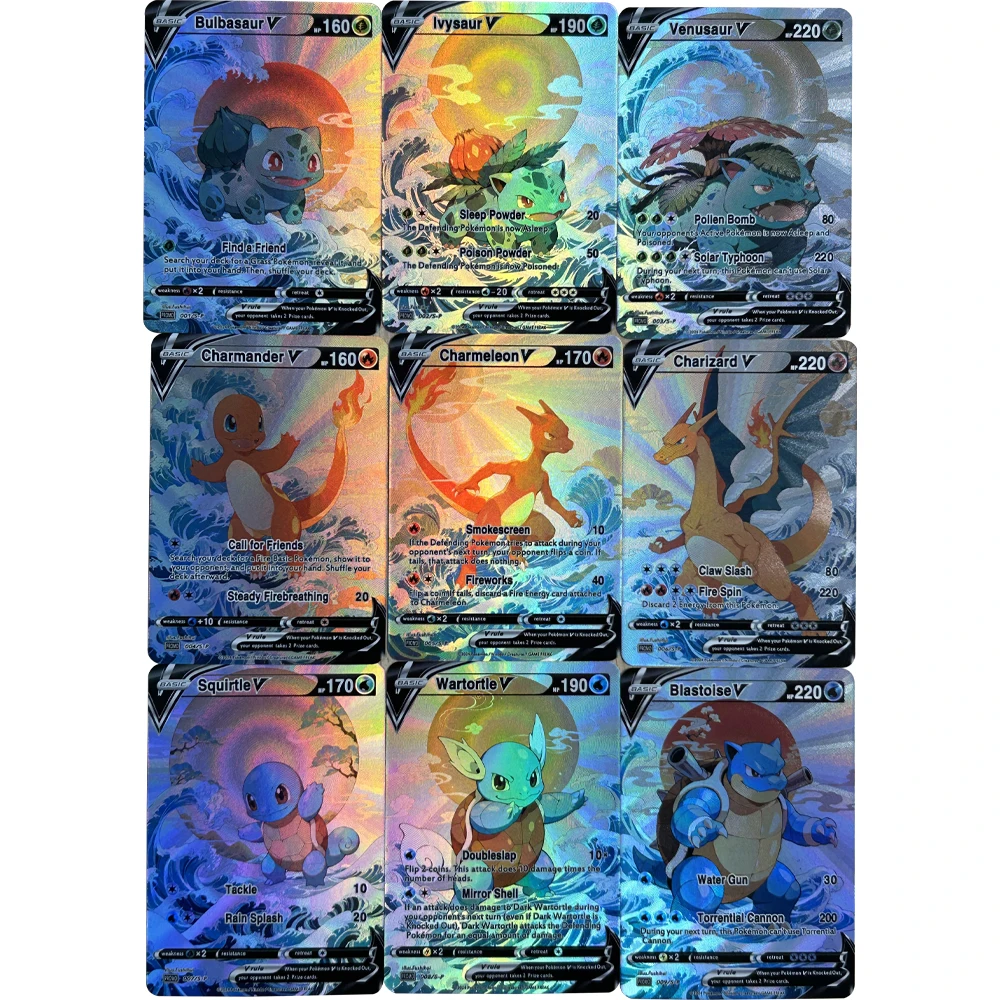 9Pcs/set DIY Anime PTCG Collec - Board Game Diy review and price