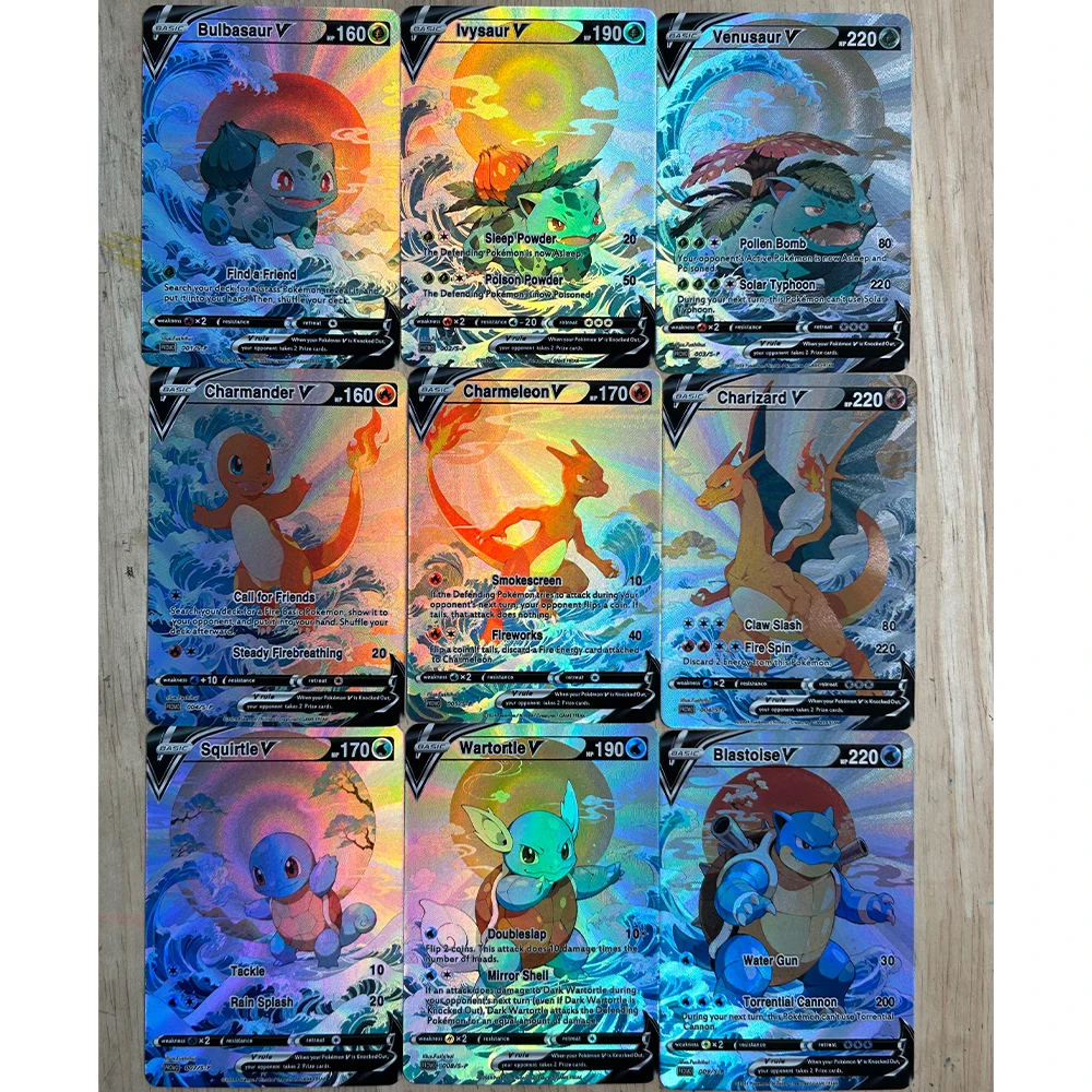 9Pcs/set DIY Anime PTCG Collec - Board Game Diy review and price