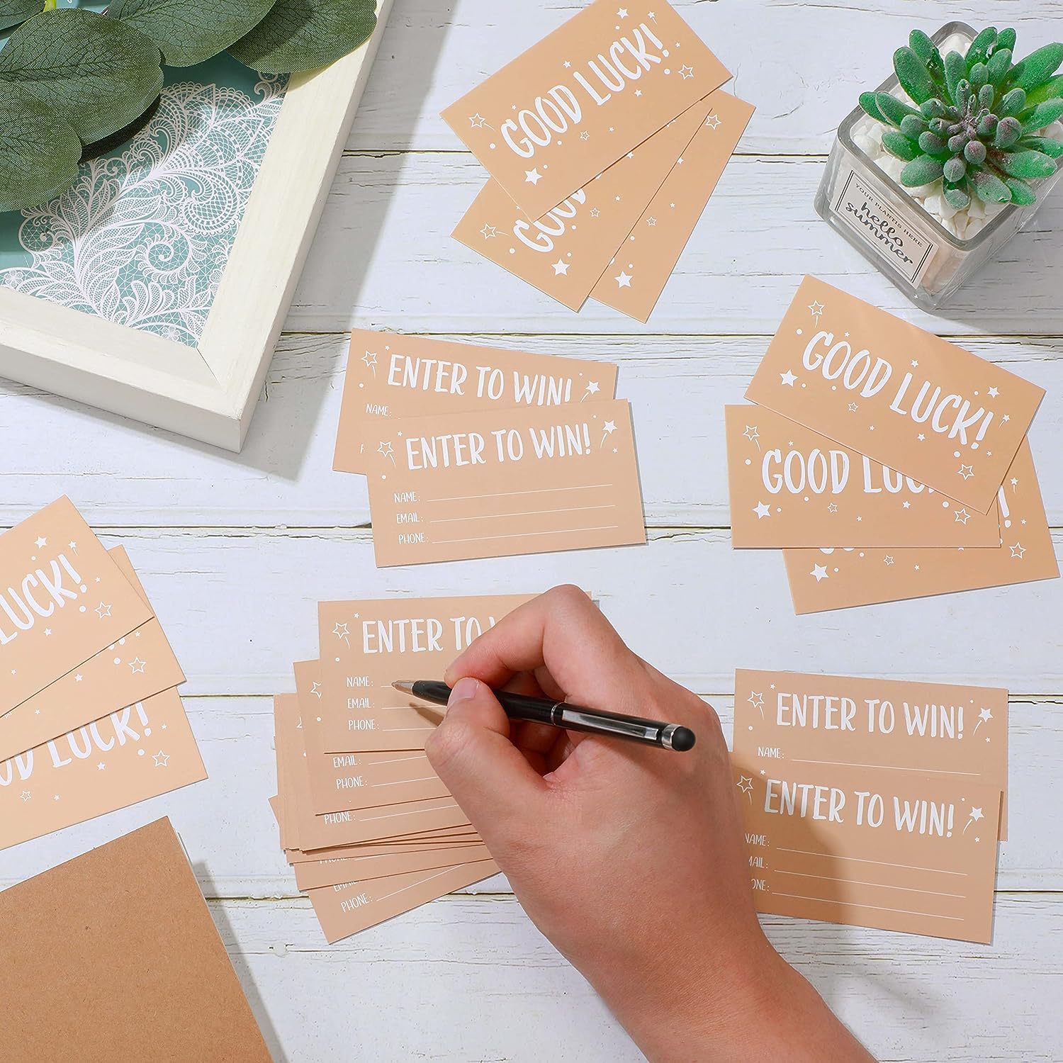 50pcs/pack Name Cards, Phone N - Board Game Template review and price