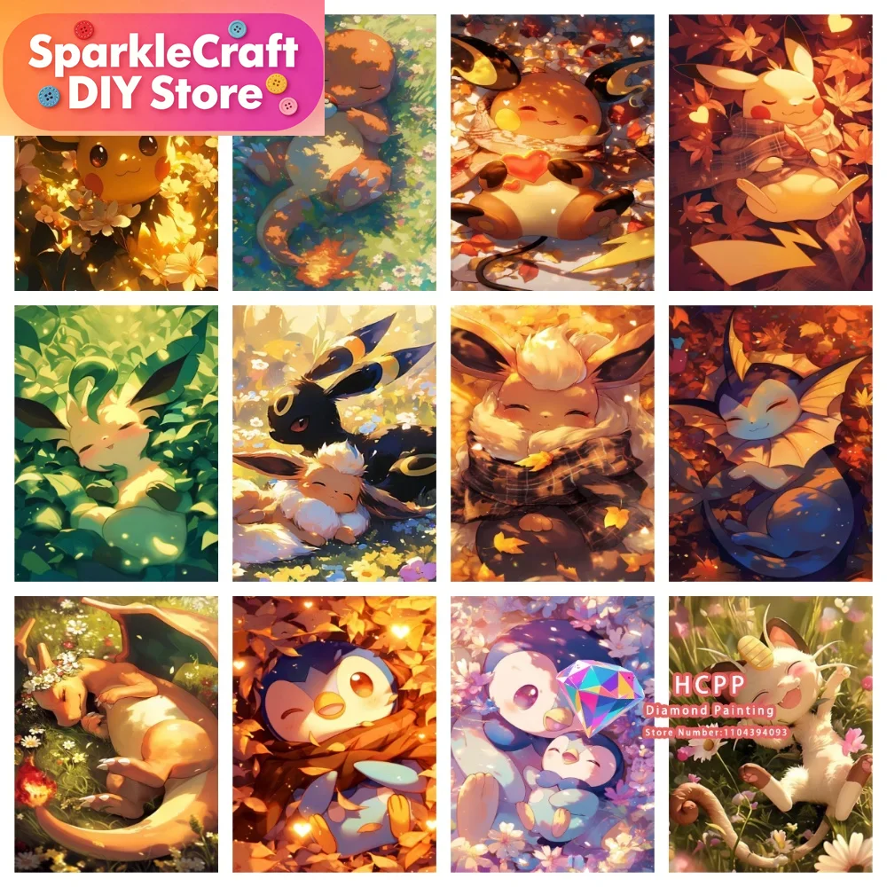 1pc frameless Cartoon Pokemon  - Board Game Diy review and price