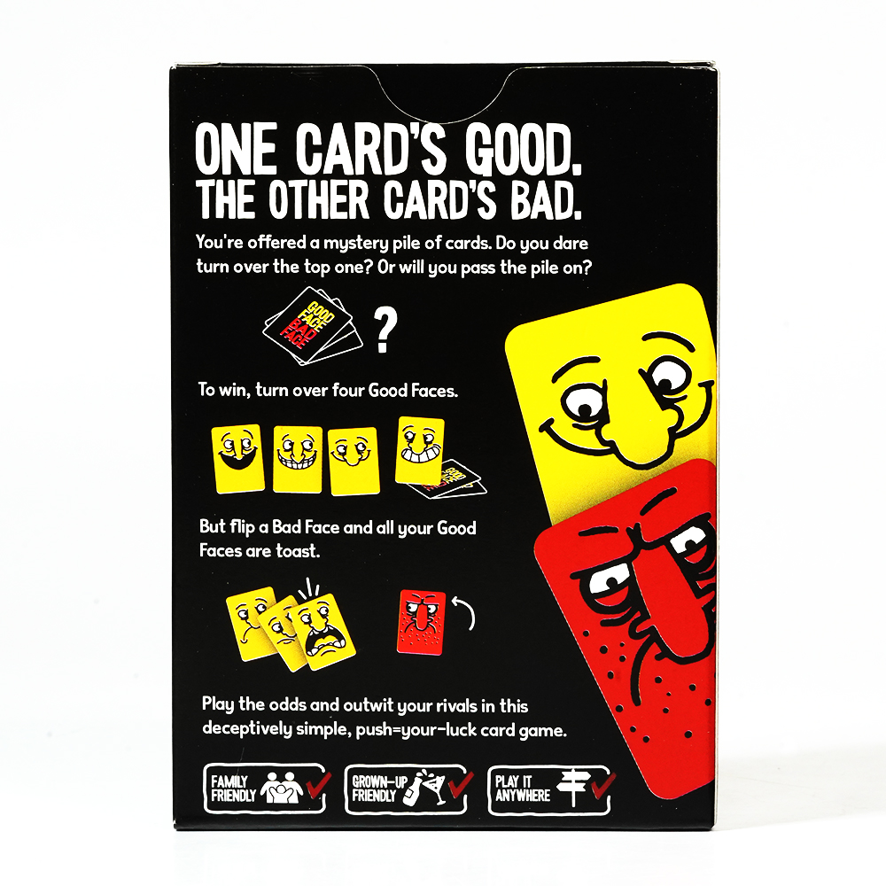 Good Face Bad Face Card Game H - Board Game Virus review and price