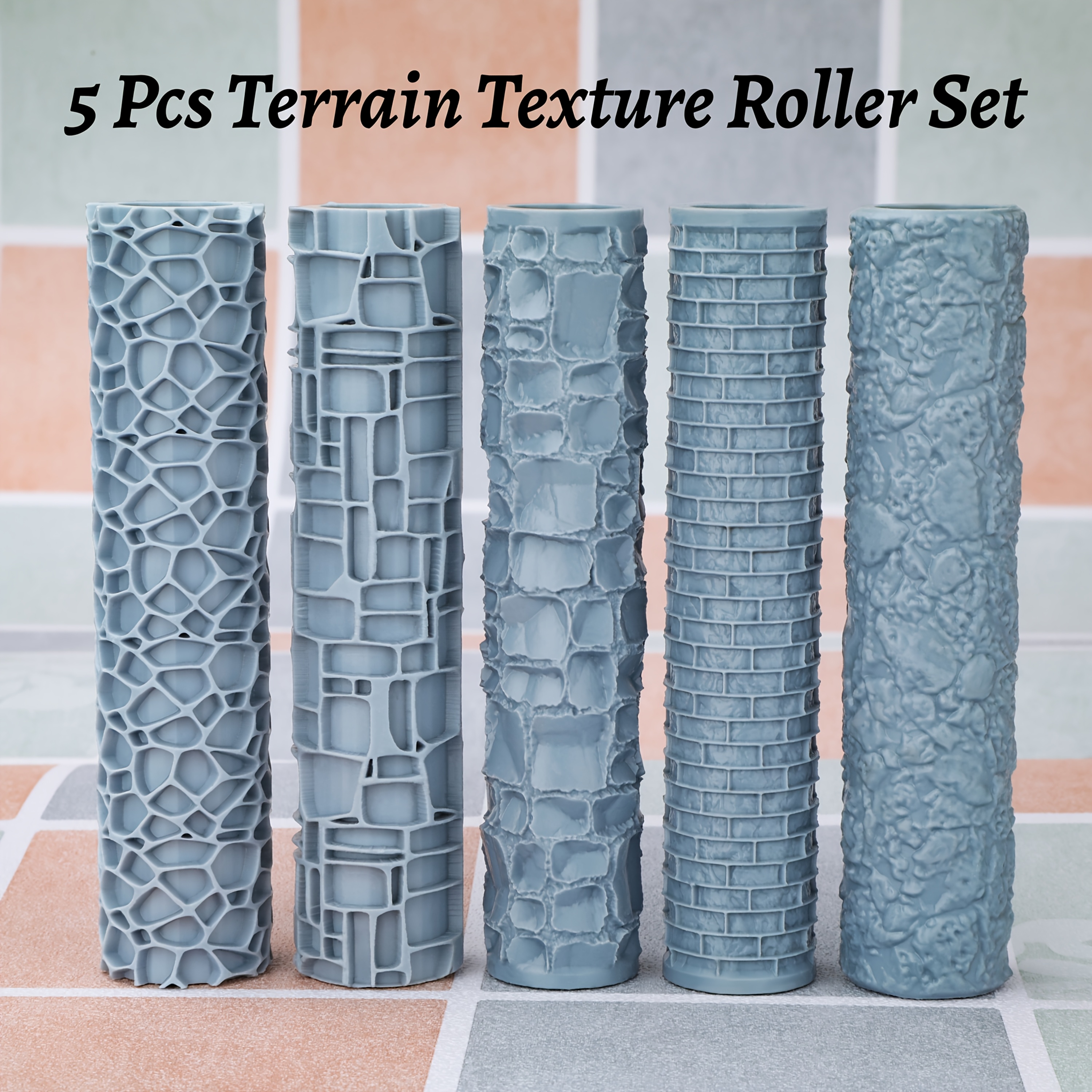Terrain Texture Roller Set - C - Miniature Terrain Set review and price