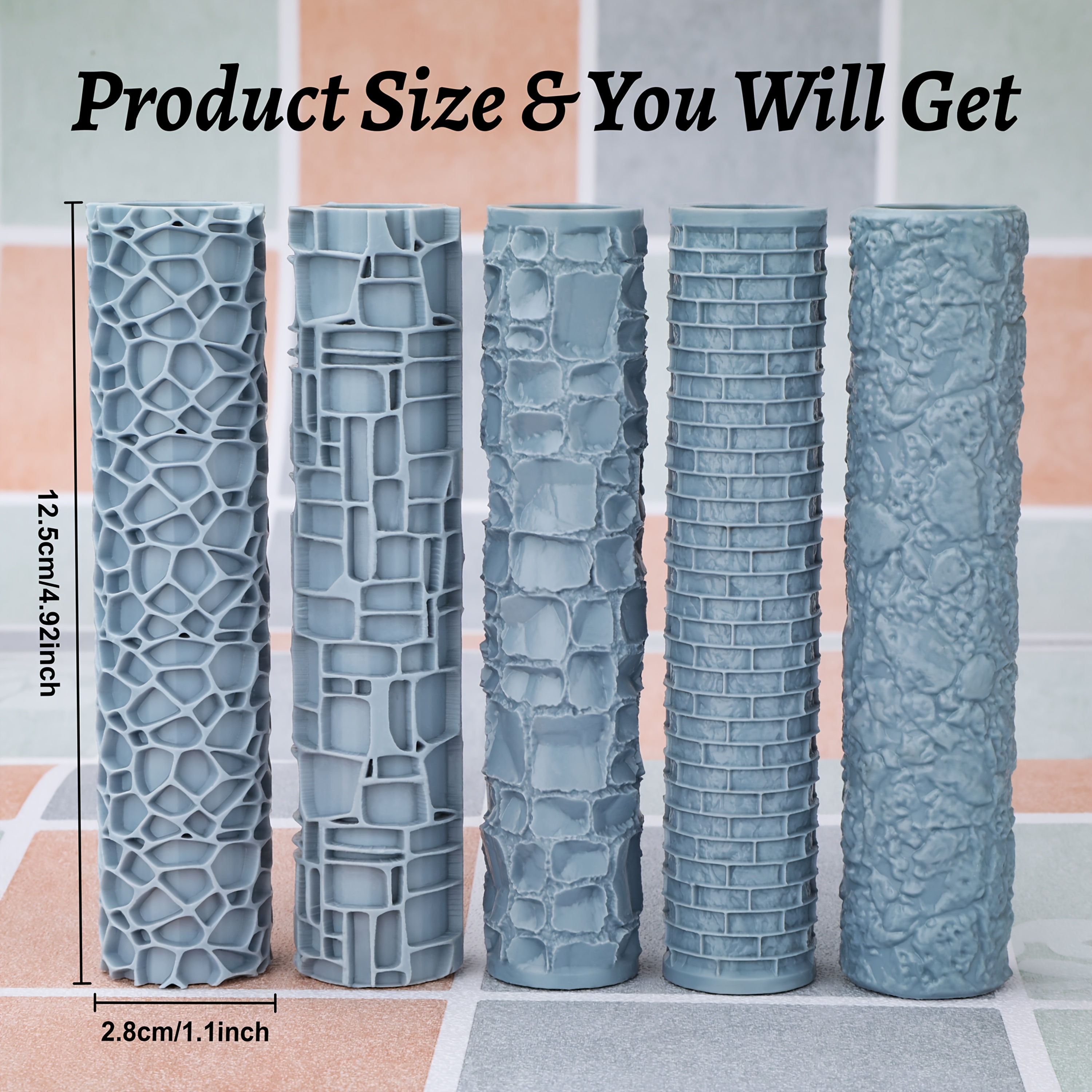 Terrain Texture Roller Set - C - Miniature Terrain Set review and price
