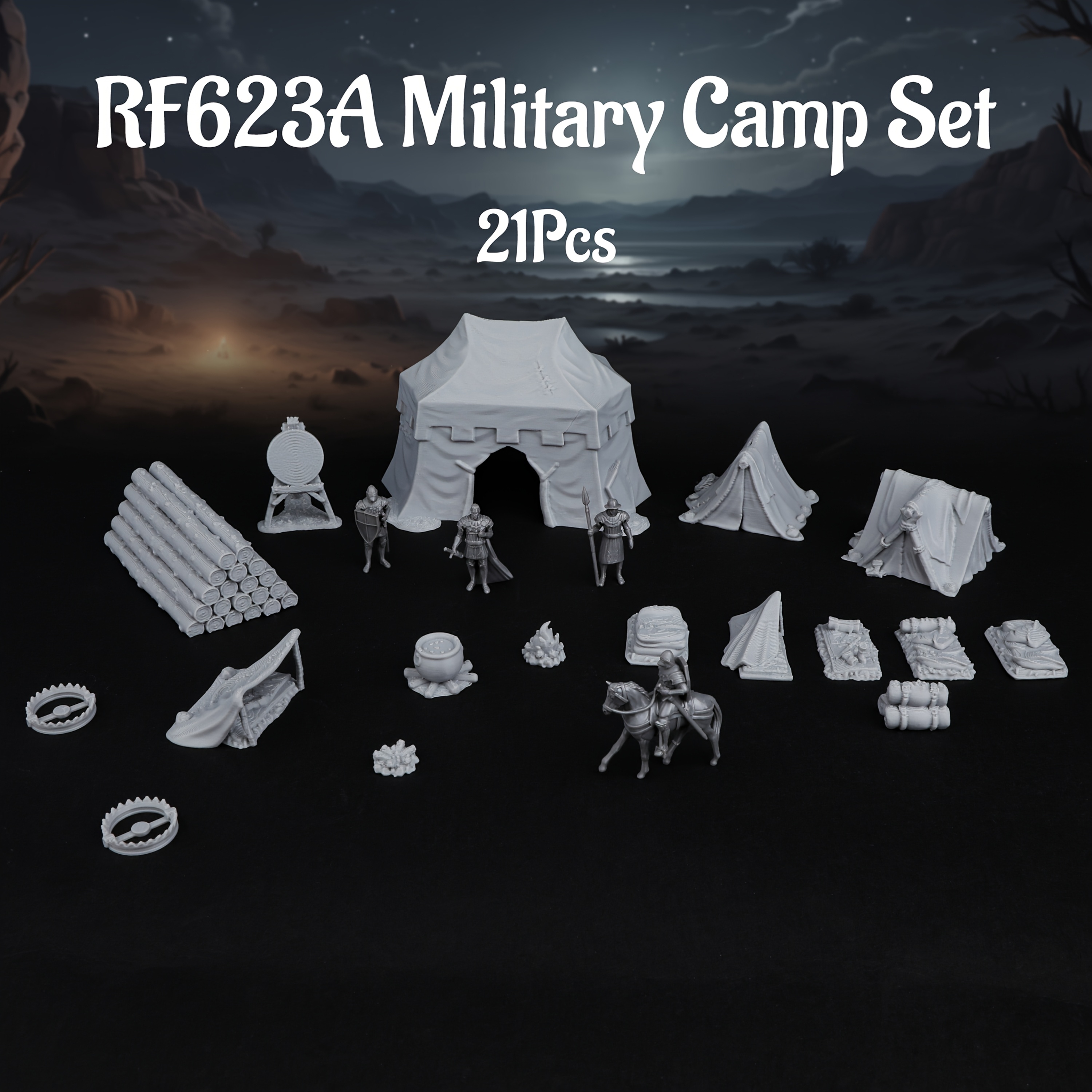 RPG Modular Camp Miniature Ter - Miniature Terrain Set review and price