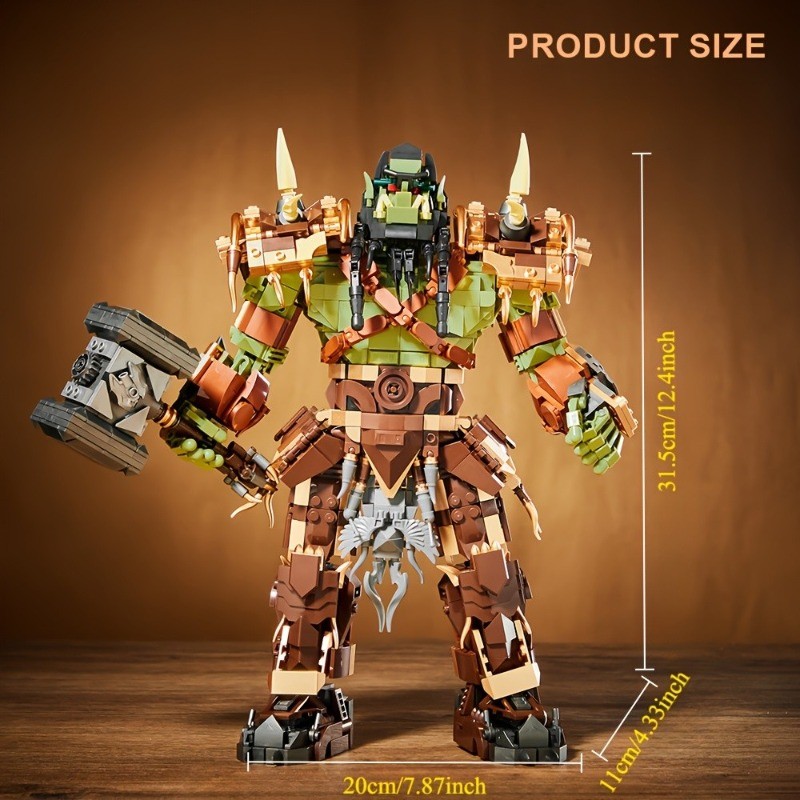 1776Pcs Orc Thrall Building Bl - Board Game Empire review and price
