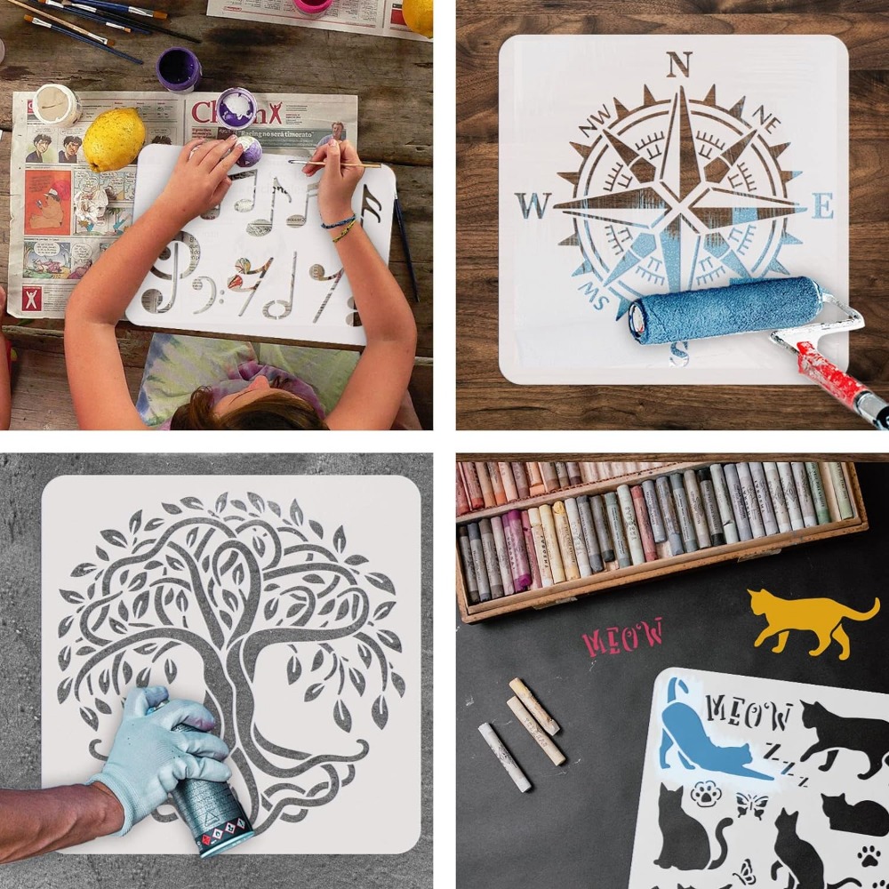 Tic Tac Toe Board Stencil DIY  - Board Game Template review and price